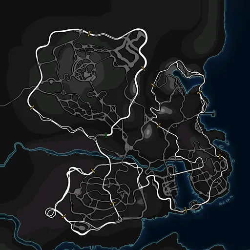 Petersburg & Camden का नक्शा