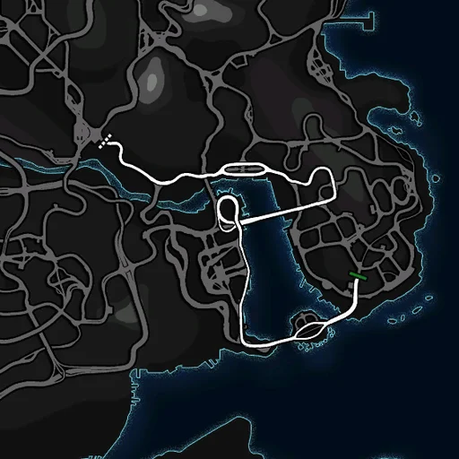 Map of Seaside & Power Station