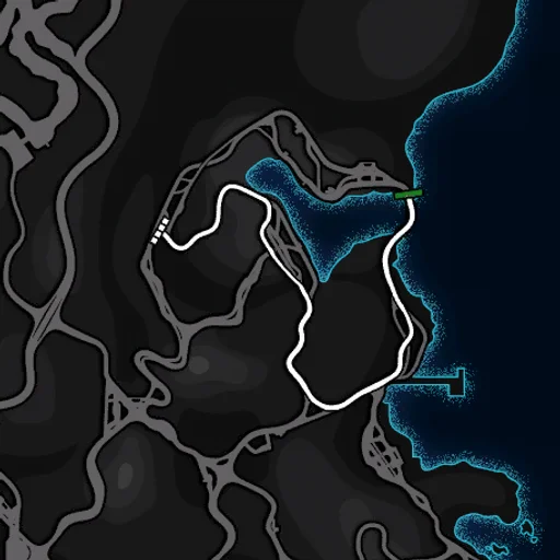 Map of Route 55 & Junkyard