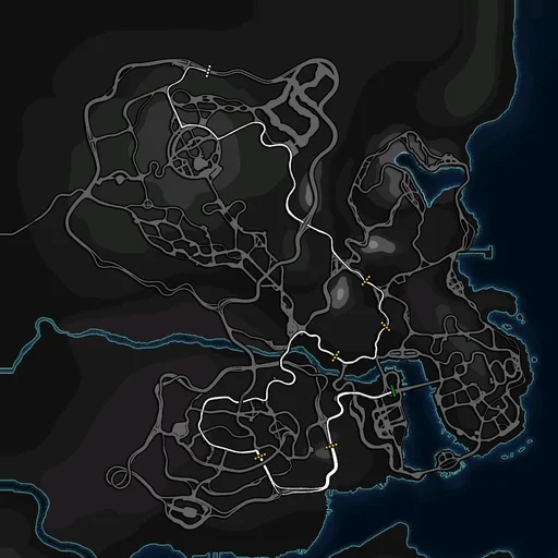 Map of Bay Bridge & Forest